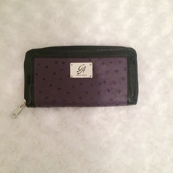 grace adele ostrich purse